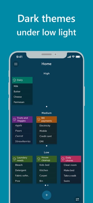 Orderly - Simple to-do lists Screenshot