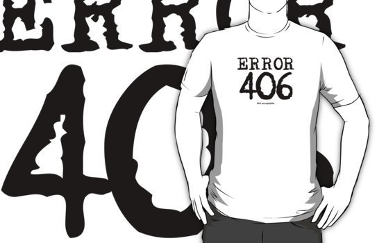 Error 406 Not Acceptable