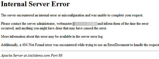 sửa lỗi internal server error trong wordpress